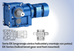Reductor Engranaje Helicoidal EK/A